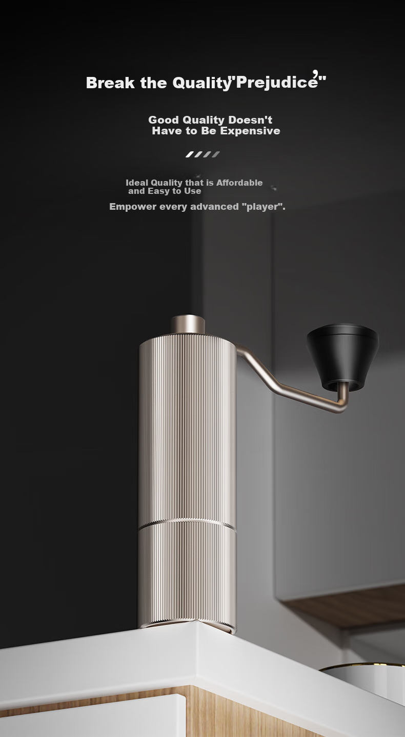 CLITON Hand-Crank Coffee Grinder, Portable Manual Coffee Grinder, Automatic Grinding Machine for Coffee Beans 3