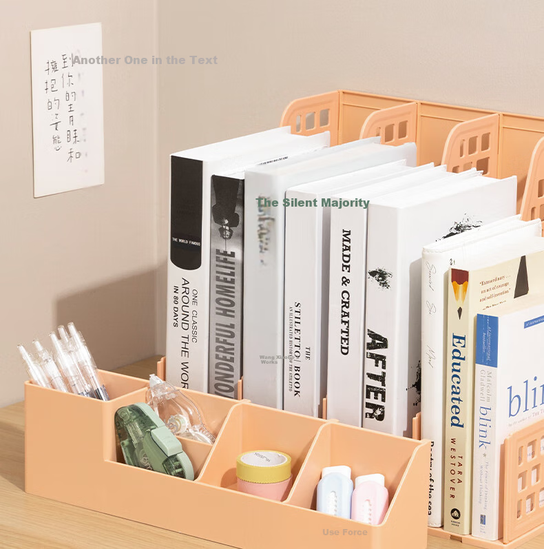 Deli File Organizer, Morandi Desktop Storage Box, Multi-Layer File Holder for Office And Students, Document Rack with Basket, Storage Organizer with Built-In Pen Holder, Cherry Blossom Pink 11