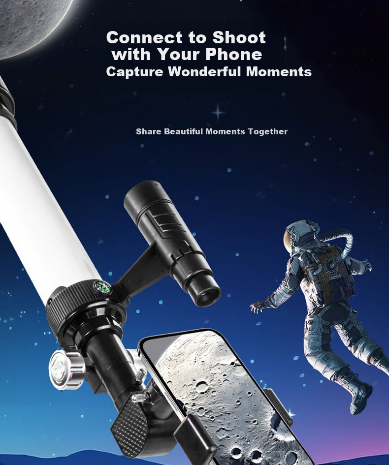 Huge Astronomical Telescope, Stargazing And Moon Viewing, High Magnification, High Definition, Professional, Elementary School Students' Introduction, Children's Toy, Children's Day Gift 7