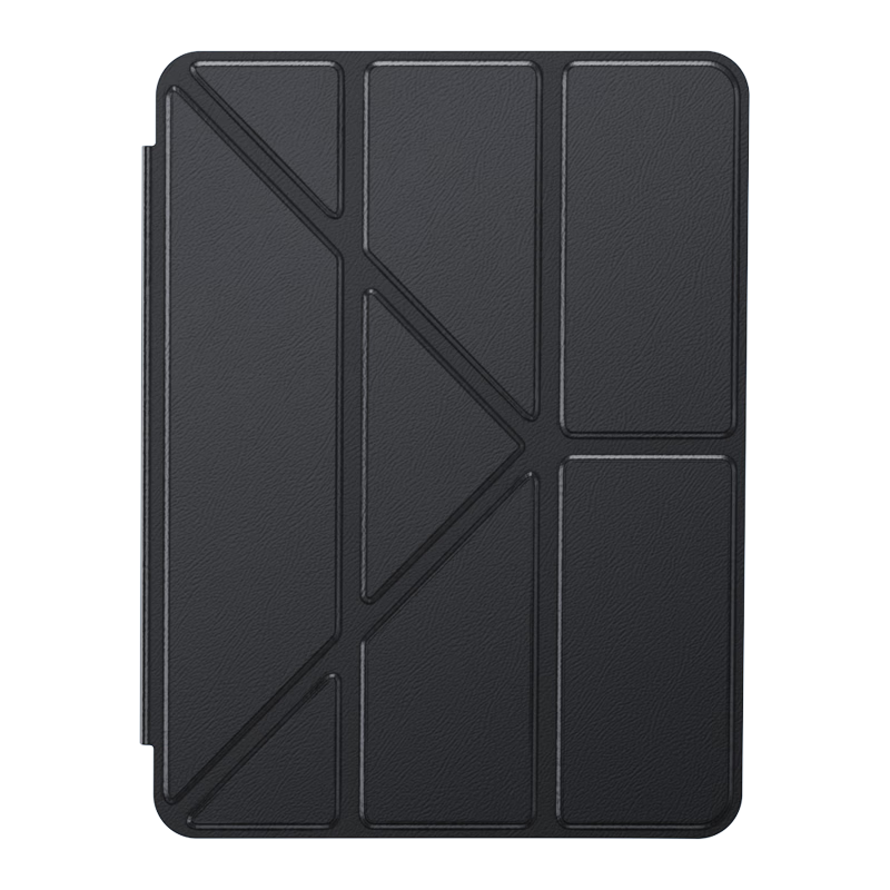Shanmo Compatible iPad 11/10 Case 11-Inch iPad 11/10 Cover 25/22 Model Y-Shaped Transparent Acrylic Horizontal and Vertical Support Purple