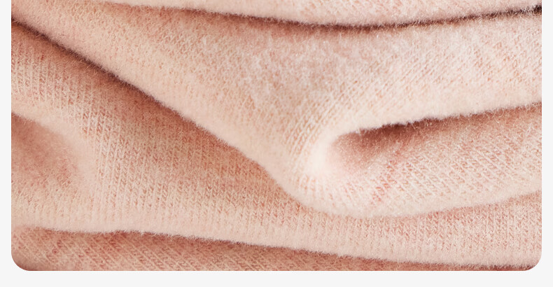 MiiOW Women's Thermal Underwear Double-Sided Velvet Heat Wool Silk Base Layer Autumn Winter Seamless Top 45
