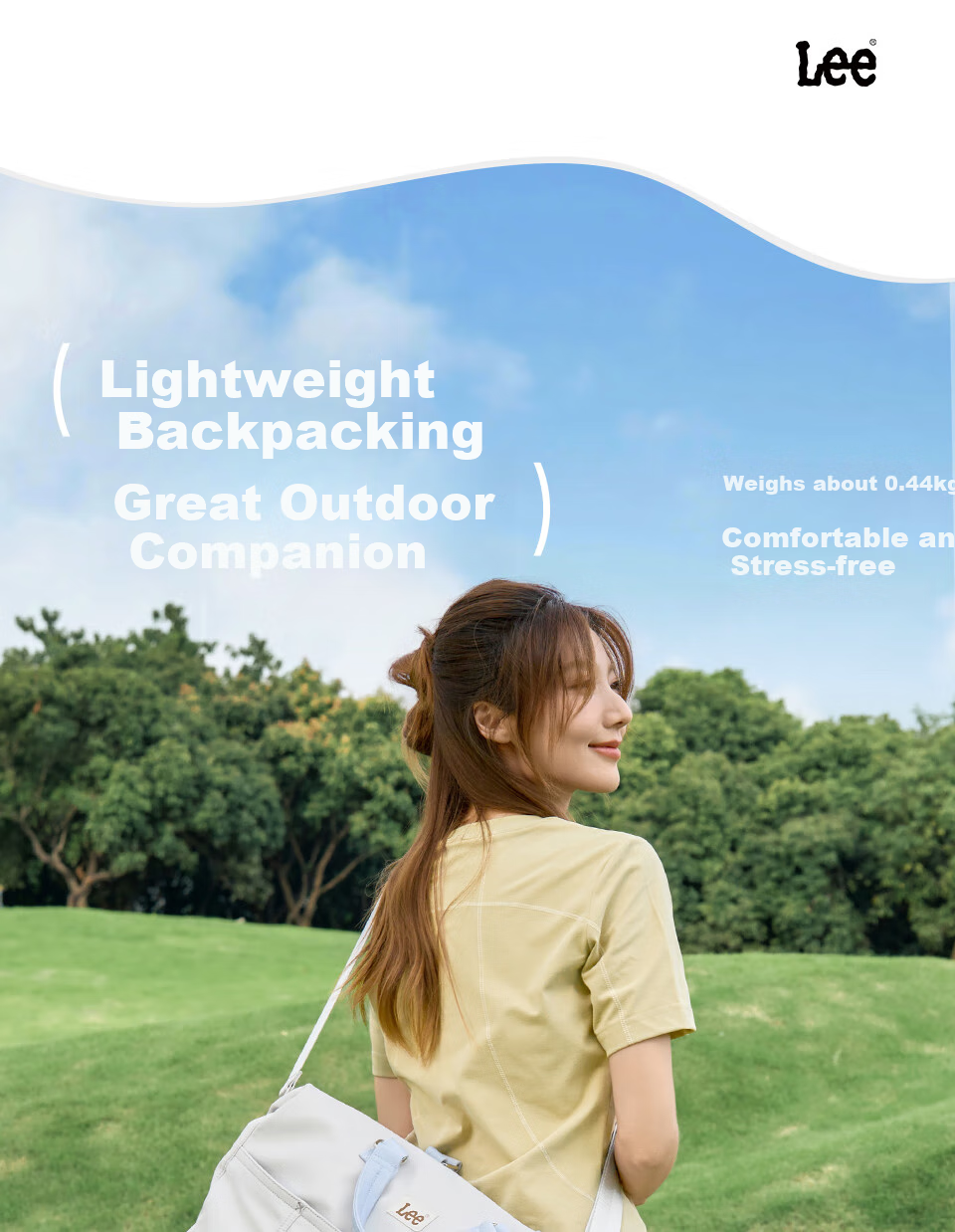 Lee Travel Bag, Women's Short-Trip Business Trip Luggage Bag, Large Capacity Handheld Sports Fitness Bag, Sea Salt Gray 4