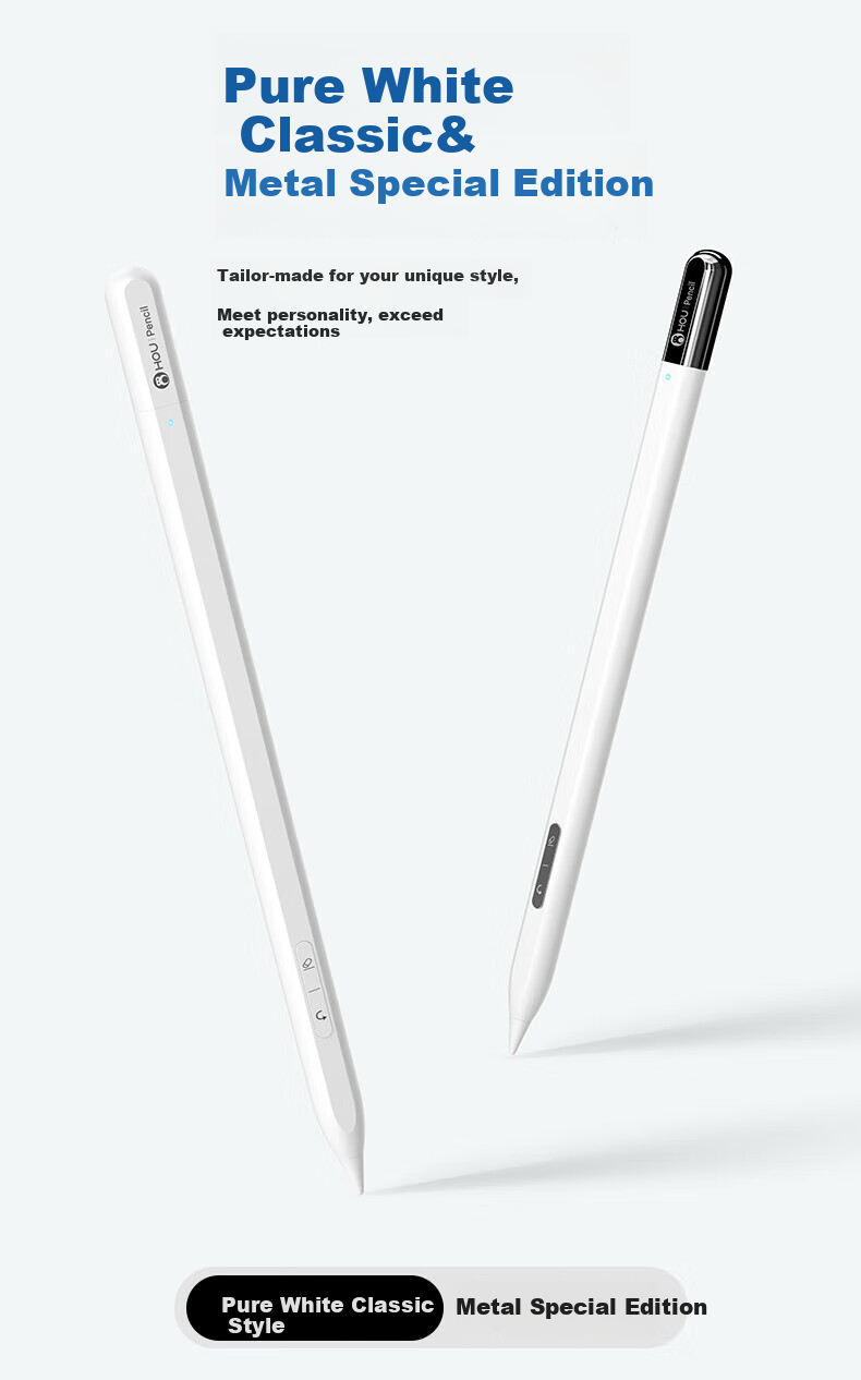 Houhou [Official-Grade Equivalent] Capacitive Stylus Apple Pencil Pro Third Generation IPad Touch Pen Compatible with 2026 IPad Pro/Air8/iPad11 Tablet Writing Stylus 3