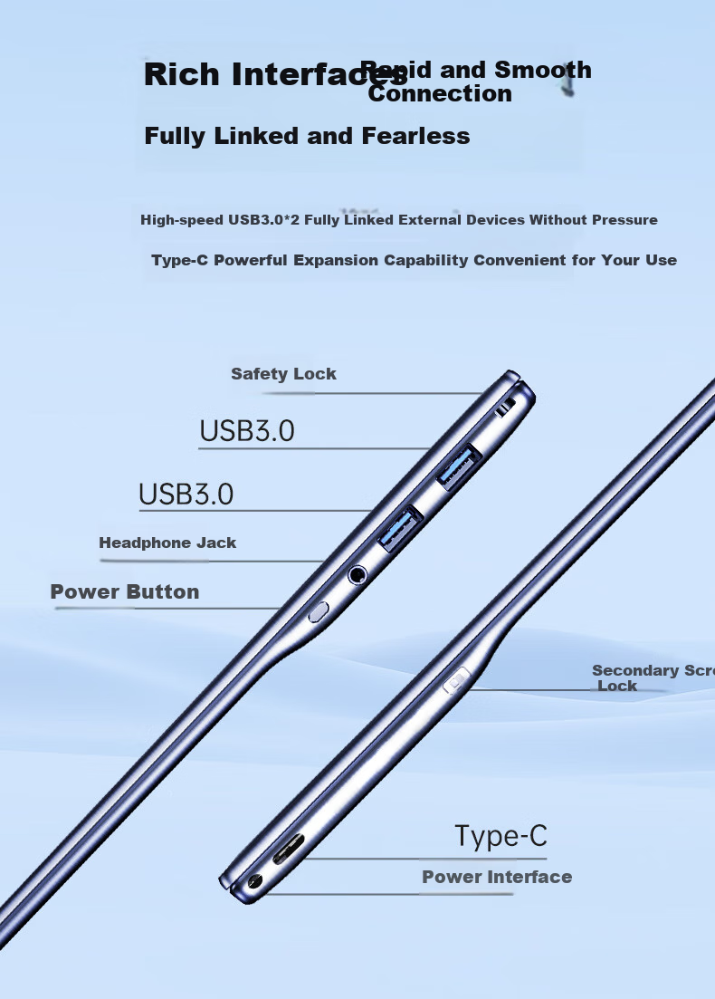 Dere Subsidized Tablet Dual-Screen Touch Two-In Computer Windows System for Students, Business Office Design, Stock Trading Entertainment, Lightweight Flip-Fold (8GB + 256GB) 19