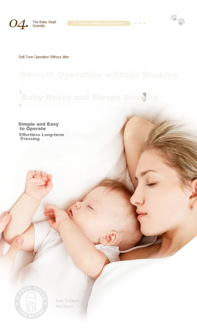 PLODON Baby Food Processor, Infant Food Grinder And Mixer, Multifunctional Baby Food Preparation Machine 13
