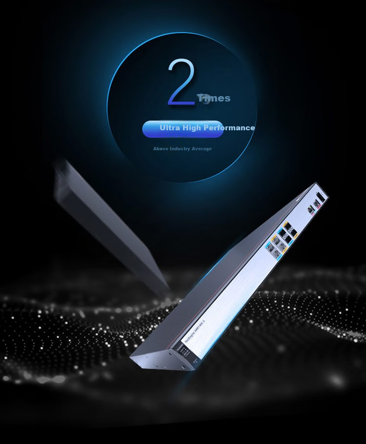 HUAWEI AR6140E-S Enterprise-Grade Gigabit Router, 2*GE Electrical + 2*GE Optical WAN Ports + 2*GE Optical Ports, 3GE Electrical LAN Ports, Quad-Core Processor, Replacement for AR6140-S 2