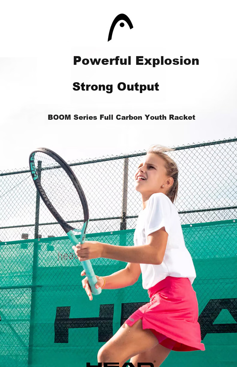 HEAD Full Carbon Tennis Racket Youth Beginner Full Carbon Tennis Racket 23