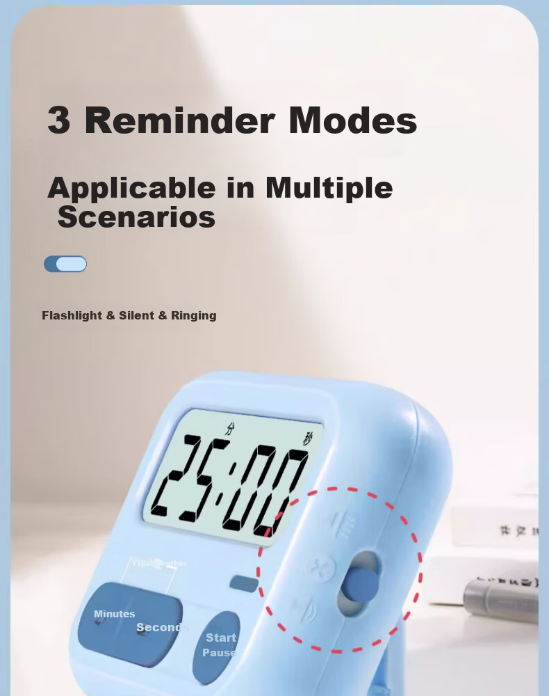Jingmao Timer, Commercial Kitchen Eight-Channel Timer, Specialized Equipment for Hamburger, Fried Chicken, And Baking Shops, Countdown Reminder 8