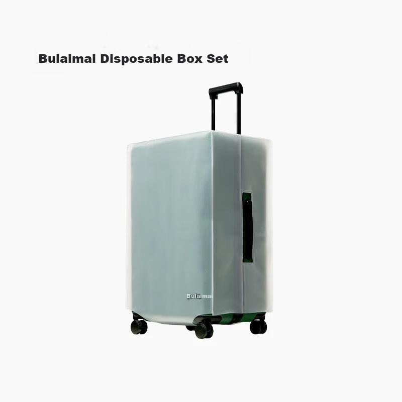 Bulaimei Scratch-Resistant Trolley Case with Transparent Frosted Cover, 22 Inches