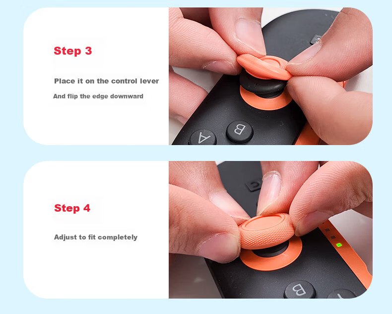 Xindeli Suitable for Nintendo Switch 2 Joy-Con, NS2 Controller Mushroom Head Protective Cover, NS Pro Button Anti-Slip Cap, JoyCon 2 Modification Repair, Second-Generation Hong Kong Version Game Console Accessory 11