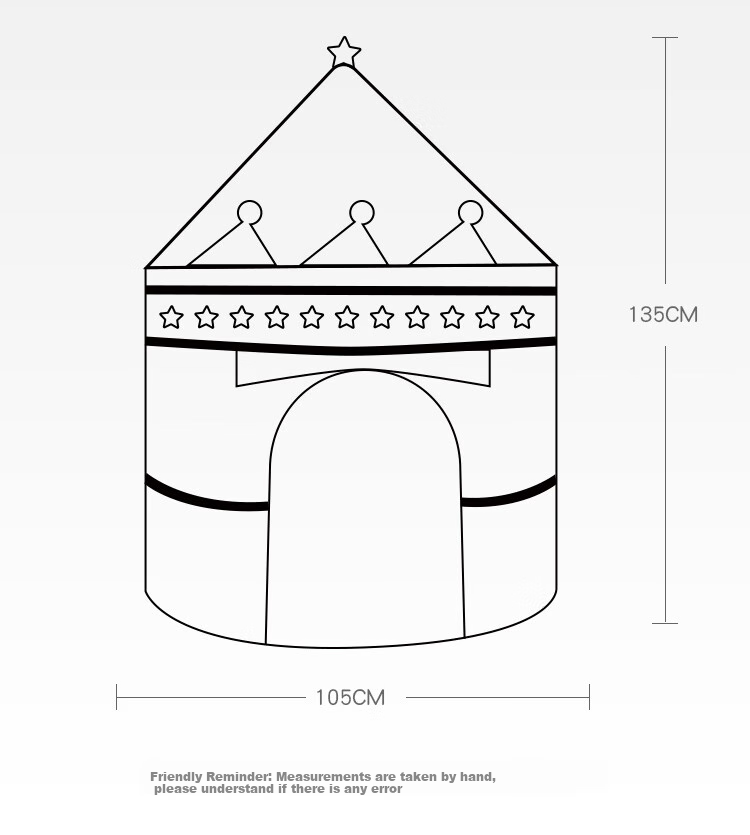 Martin Brother Children's Tent, Indoor Playhouse, Home Sleeping Tent for Boys And Girls, Toy House, Baby Castle, Small Tent, Yurt 2