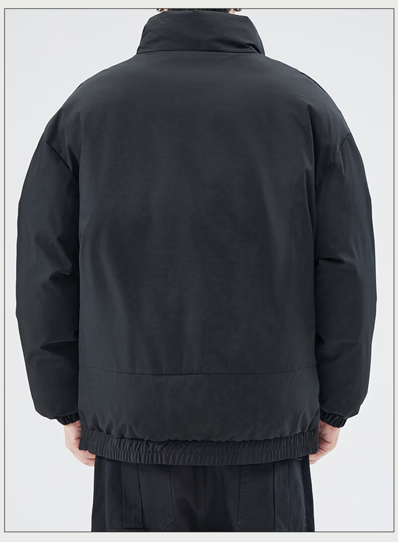 JEEP Men's Thickened Warm Windproof Cotton Padded Jacket Loose Casual Winter Coat 19