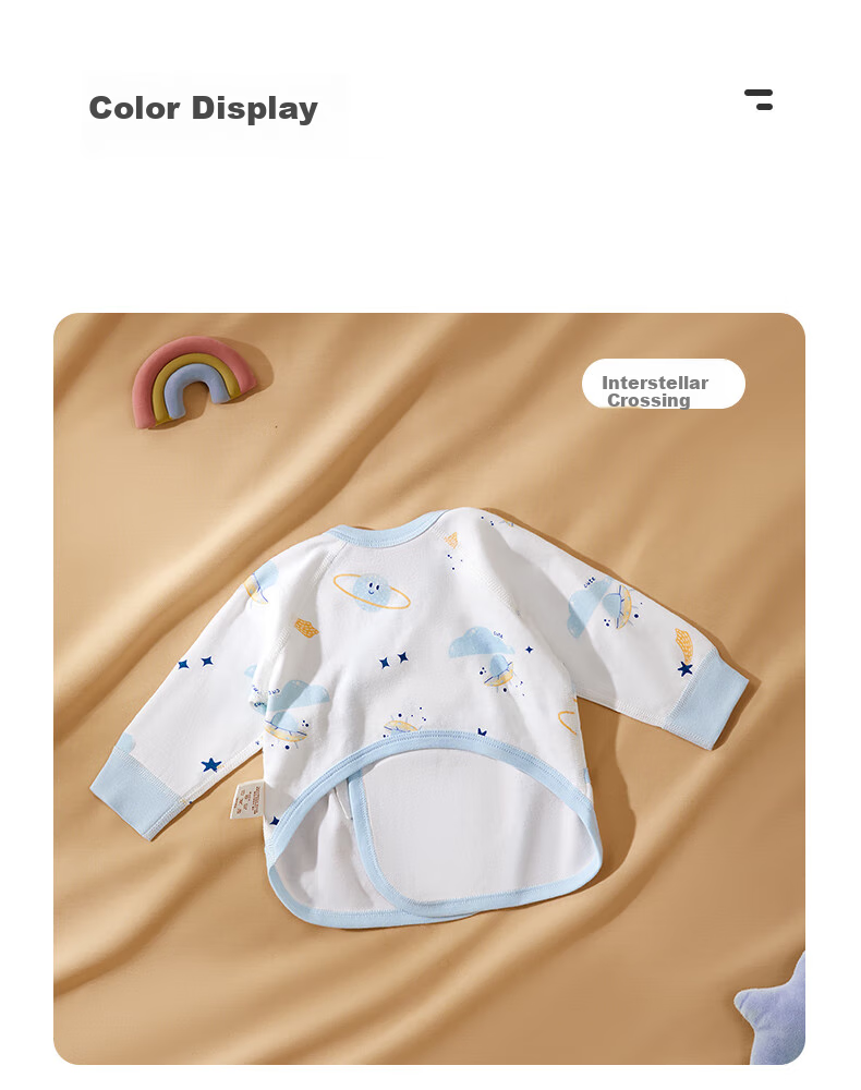 Shiyuejiejing Baby Clothes Half-Back Shirt, Spring And Summer, for Boys And Girls, Newborn Cotton, Summer Monk Robe, Class A 13