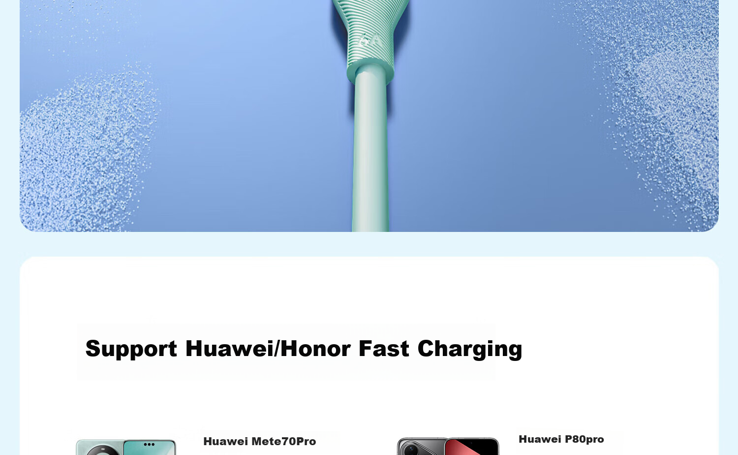 ANKE Data Cable, 100W Fast Charging, Compatible with Huawei Honor And IPhone 18 Tablets, Xiaomi USB to Type-C Fast Charging Cable, Supports Carplay, Dirt-Resistant, 1.8m White 2