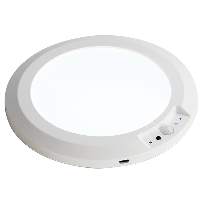 Gongtai LED Human Body Sensor Rechargeable Waterproof Ceiling Light Wireless Magnetic Installation Stairway Corridor Smart Light Three-Color Dimming GT-CDXD-24W