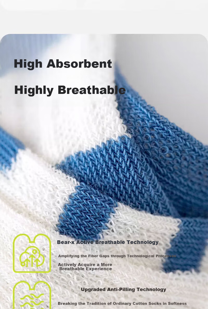 Mianmanman Children's Socks for Boys, Summer Thin Style, Xinjiang Cotton, Baby Boy Antibacterial And Anti-Mite Mid-Calf Mesh Breathable, Summer 7 Pairs TT 4