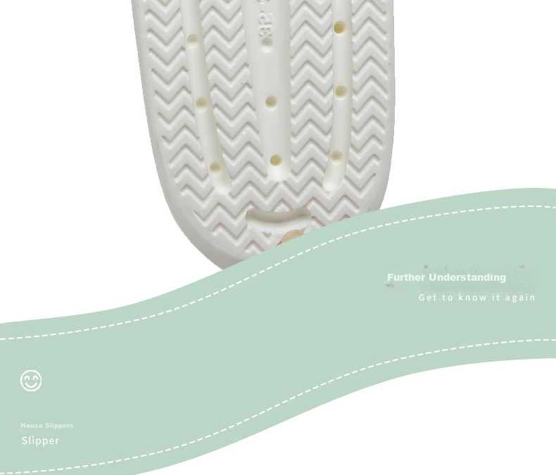 Huameijianbu Infinite Good Luck Couple Indoor And Outdoor Slippers, Lightweight Comfortable Sandals HM90651, White And Pink, Size 35-36 12