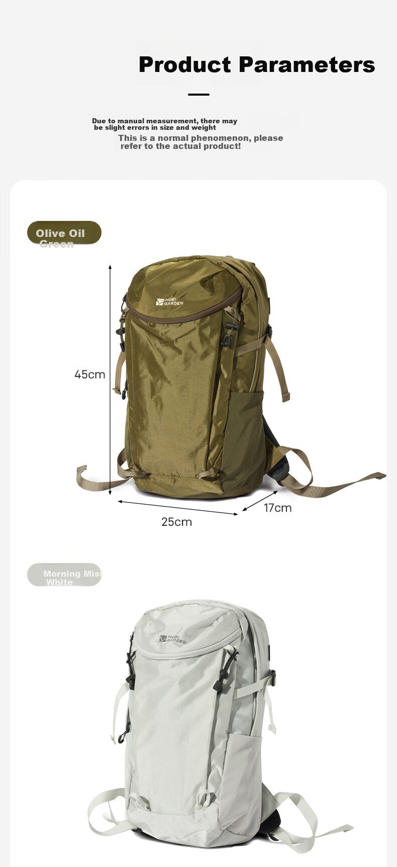 MOBIGARDEN Wind Shadow Hiking Backpack, Outdoor Camping Trekking Large Capacity Rucksack, NX24664006, Olive Gree 12