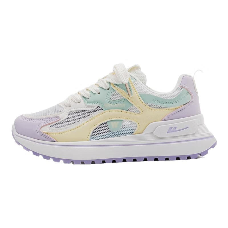 Huili Women's Shoes Forrest Gump Shoes Mesh Breathable Spring Sports Shoes WXY2341 Macaron Color (Single Mesh) 39