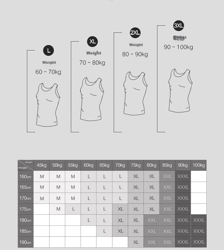 LangSha Men's Tank Top, 100% Pure Cotton, Comfortable, Soft, Breathable, Athletic Fitness Ribbed Undershirt, Sleeveless Top for Summer Wear 7