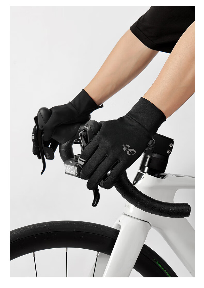 GOLOVEJOY Professional Cycling Gloves Women Autumn Winter Non-Slip Shock Absorption Road Bike Bicycle Gloves Men M Lilac Purple 9