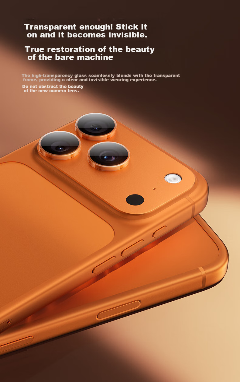 Benks [Corning AR Anti-Reflective] Camera Lens Protector for Apple IPhone 17 Pro, IPhone 17 Pro Max Rear Camera Anti-Scratch Wear-Resistant Clear Protective Film 8