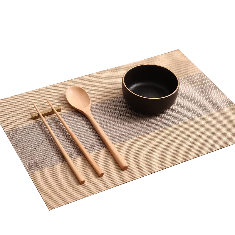 AVIVI Placemats, Heat-Resistant Mats, Western-Style Placemats, Waterproof Tea Table Mats, Table Flags, Dining Table Mats, Plate Mats, 30*45*4 Pieces, Mi Zha