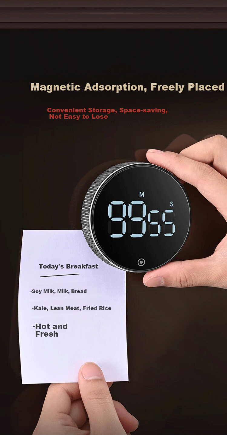 PAKCHOICE Kitchen Timer, Electronic Visual Timer, Magnetic Multi-Functional Time Management Tool for Children And Students 11