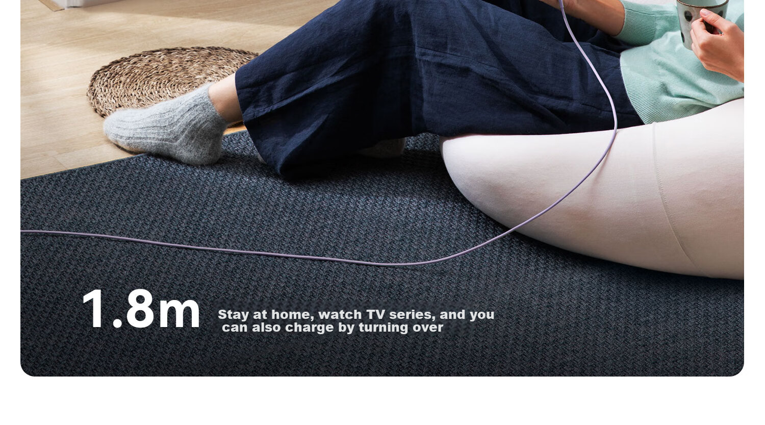 ANKE Charging Cable [MFi Certified], Apple IPhone 11/12/13/14 Phone Type-C to Lightning 60W Fast Charging Skin-Friendly Data Cable, 0.9m White 32