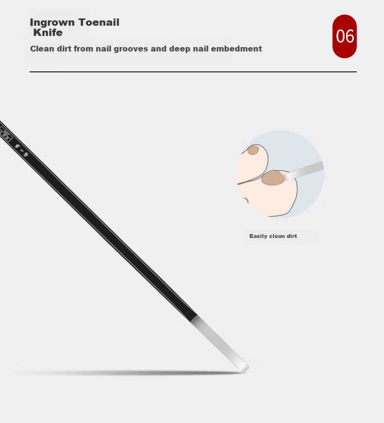 Zhangxiaoquan Pedicure Knife, Foot Scraper, Foot Care Tool for Removing Dead Skin And Calluses, Cleaning Instrument, Zoutao Series H500001 11