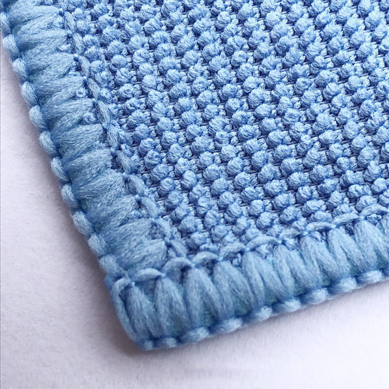 BAIGE Dust-Free Wiping Towels Blue 30x30cm (5 Pieces) Cleanroom Cloth Dual-Use Dry and Wet Lint-Free Rags 3
