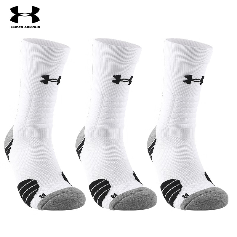 Under Armour Men's Basketball Socks Sports Socks Winter Professional Badminton Running Towel Cotton Mid-Calf Antibacterial Odor-Resistant Socks