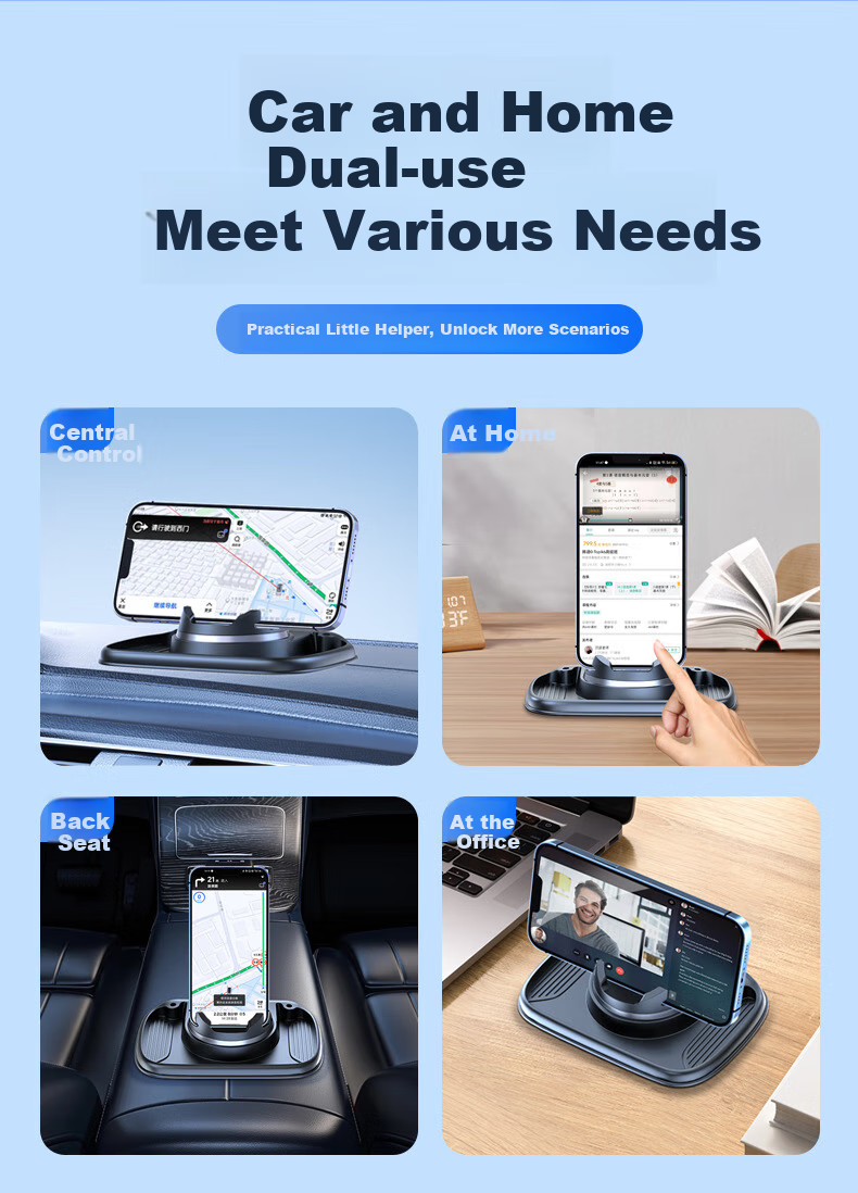 Dijialun Car Phone Holder, Magnetic Dashboard Mount for Navigation, Multifunctional New Style National Flag Ornament 11