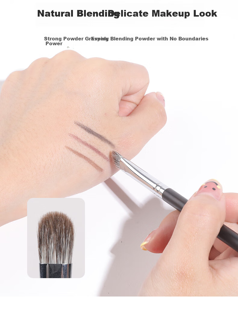 Dongyiyanxuan Soft Bristle Eyeshadow Brush Set of 6, Makeup Brushes, Eyeliner Brush, Puff Brush, Blade Brush, Detail Brush, Concealer Brush, Cangzhou Brush 3