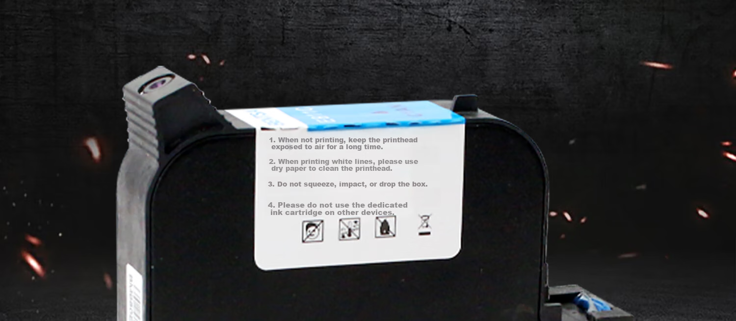Yihe (YIHERO) Quick-Drying Ink Cartridge, Handheld Coding Machine, Universal High-Adhesion Ink Cartridge, Black Ink 3