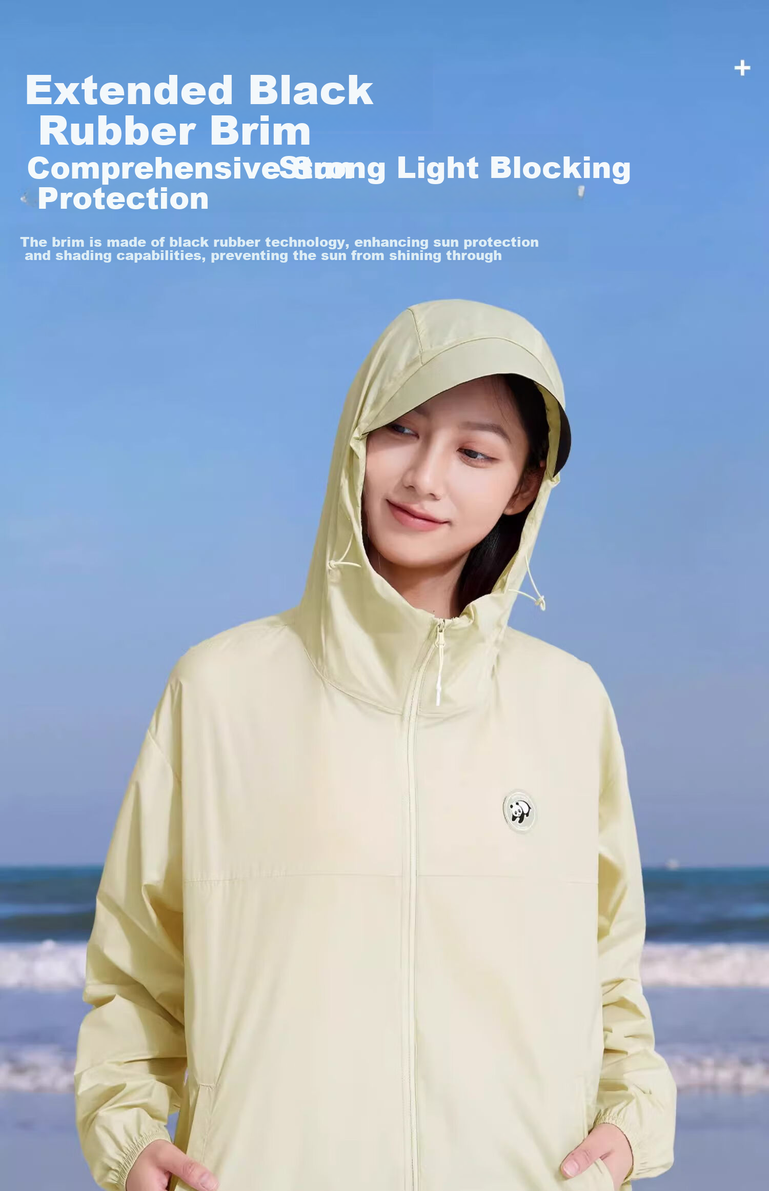 CAMEL Women's Loose Breathable Sun Protection Jacket, Outdoor Beach Coat for Men A35BA68129 L 10