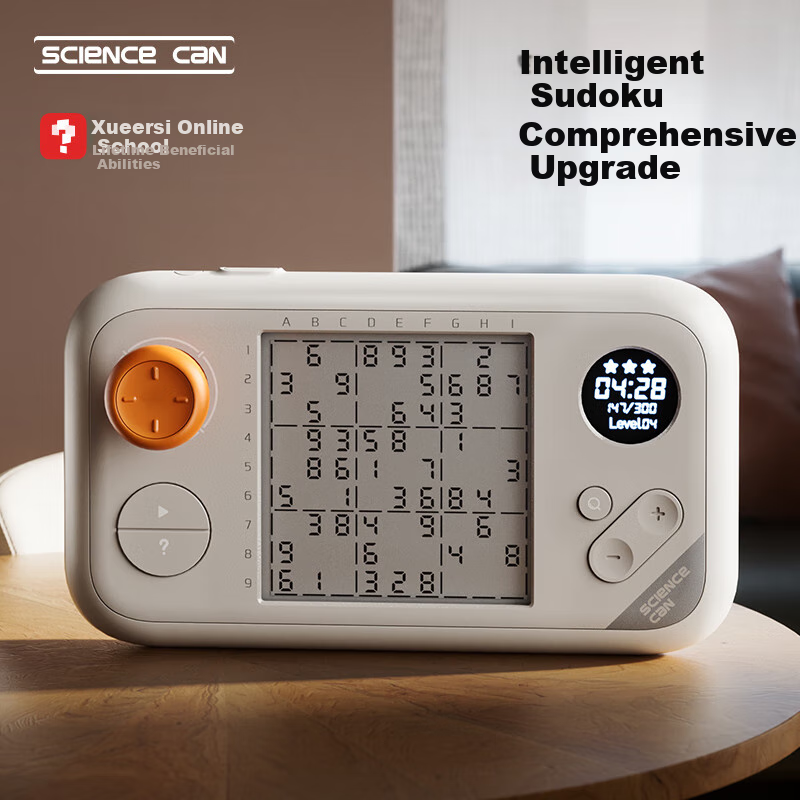 Science can Smart Handheld Sudoku Machine, Children's Holiday Gift, Step-By Training, Thinking Puzzle Toy for Boys And Girls' Birthdays