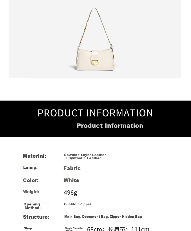 C.BANNER Women's Handbag, Shoulder Bag, Crossbody Phone Bag, Underarm Bag, Light Luxury Birthday Mother's Day Gift, Practical Present for Mom 6