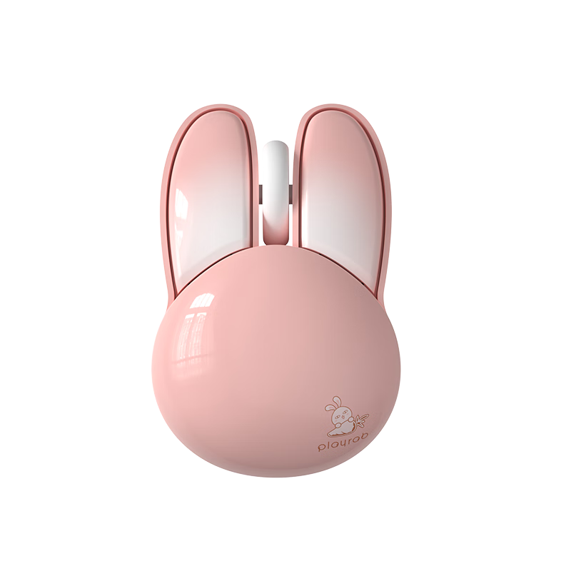 Lenovo Ecosystem Brand Yinen Wireless Rabbit Mouse Dual Mode 2.4G/Bluetooth Cute Girls Home Office Silent Laptop/Desktop Universal Pink Tang N520