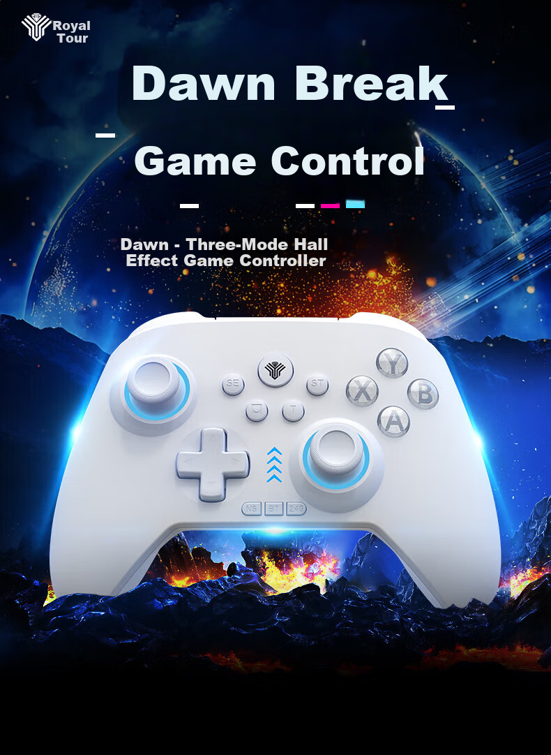 Yuyou Wireless Game Controller Switch Controller PC TV Mobile Bluetooth Android Apple Steam Xbox-Like Computer NS Dual Shadow Wonderland Monster Hunter: World 1