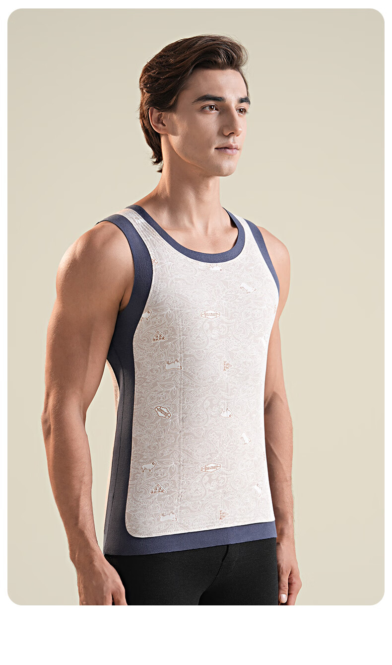 MiiOW Seamless Thermal Wool Waist Support Innerwear Fleece-Lined Thickened Vest Sleeveless Jacket Autumn Winter 17