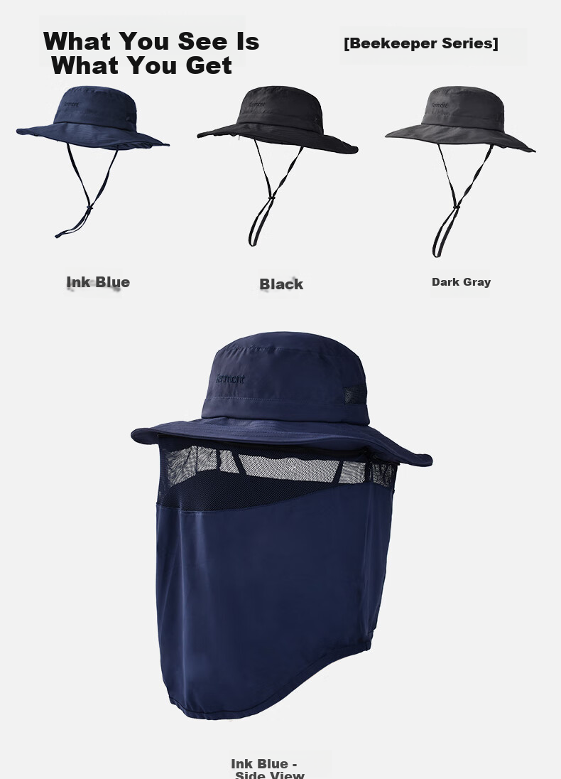 Kenmont Spring And Summer Protective Sun Hat for Men, All-Around Sun Protection Hat, Foldable UV-Resistant Sun Hat Km-3709 8