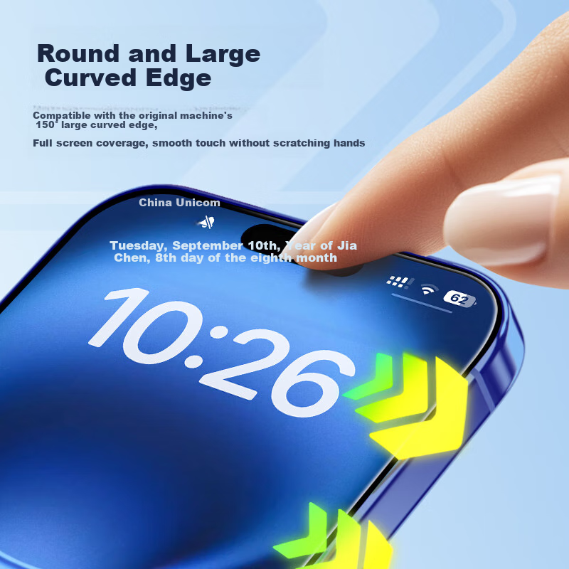 LLUNC [Special Offer: 2 Pieces] Tempered Glass Screen Protector for IPhone 16 Plus, Full Coverage HD Clear Earpiece Dust-Proof Ultra-Thin Glass Anti-Drop Protective Film
