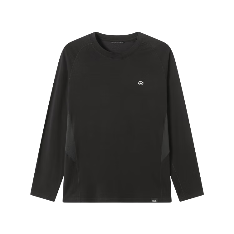 JD Jingzao Spring Australian Merino Wool Base Layer Sports T-Shirt Men Warm Quick-Dry Black 3XL