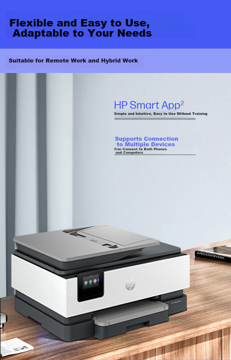 HP 8120 All-In Color Multifunction Printer (High-Speed Duplex Printing, WeChat Printing, Star Model) 4