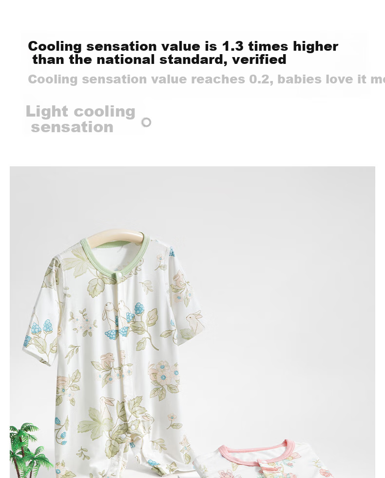 Beitaisi Baby Clothes, Summer Thin Romper, Three-Quarter Sleeve Air Conditioning Suit, Infant Bodysuit, Newborn Onesie 6