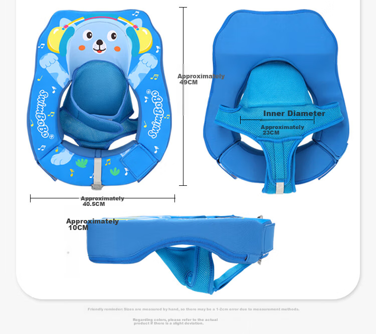 Swimbobo Baby Swimming Ring 0-24 Months Infant Swim Float Newborn Inflatable-Free Reclining Ring K7961 3