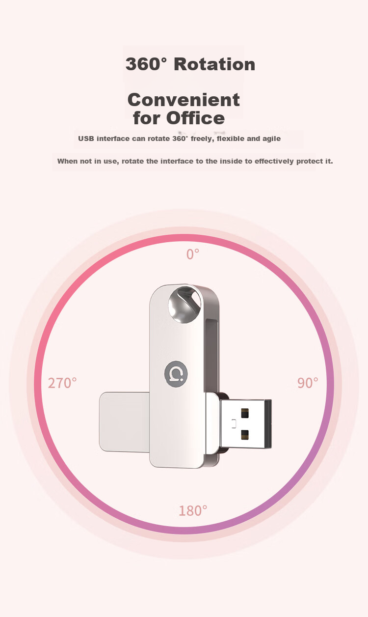 ASUS Aduo 128GB USB3.2 Gen 1 Metal Rotating Flash Drive, Stylish And Durable, Purple, Business Essential for Study, Office Work, Bidding, Universal for Computers, U300 Series 3