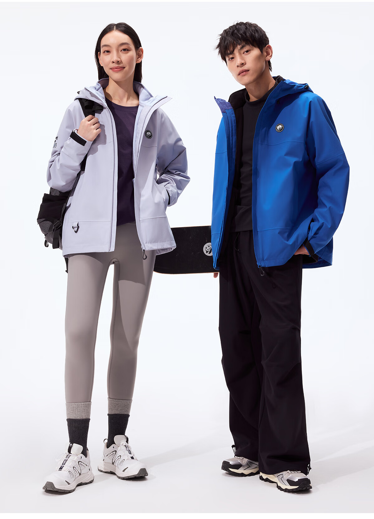 Panda Zhang Yuxi Edition [Rain Shell MAX] 3-in-1 Men's Windproof and Rainproof Hiking Jacket Autumn Winter Mountaineering Coat for Women 15