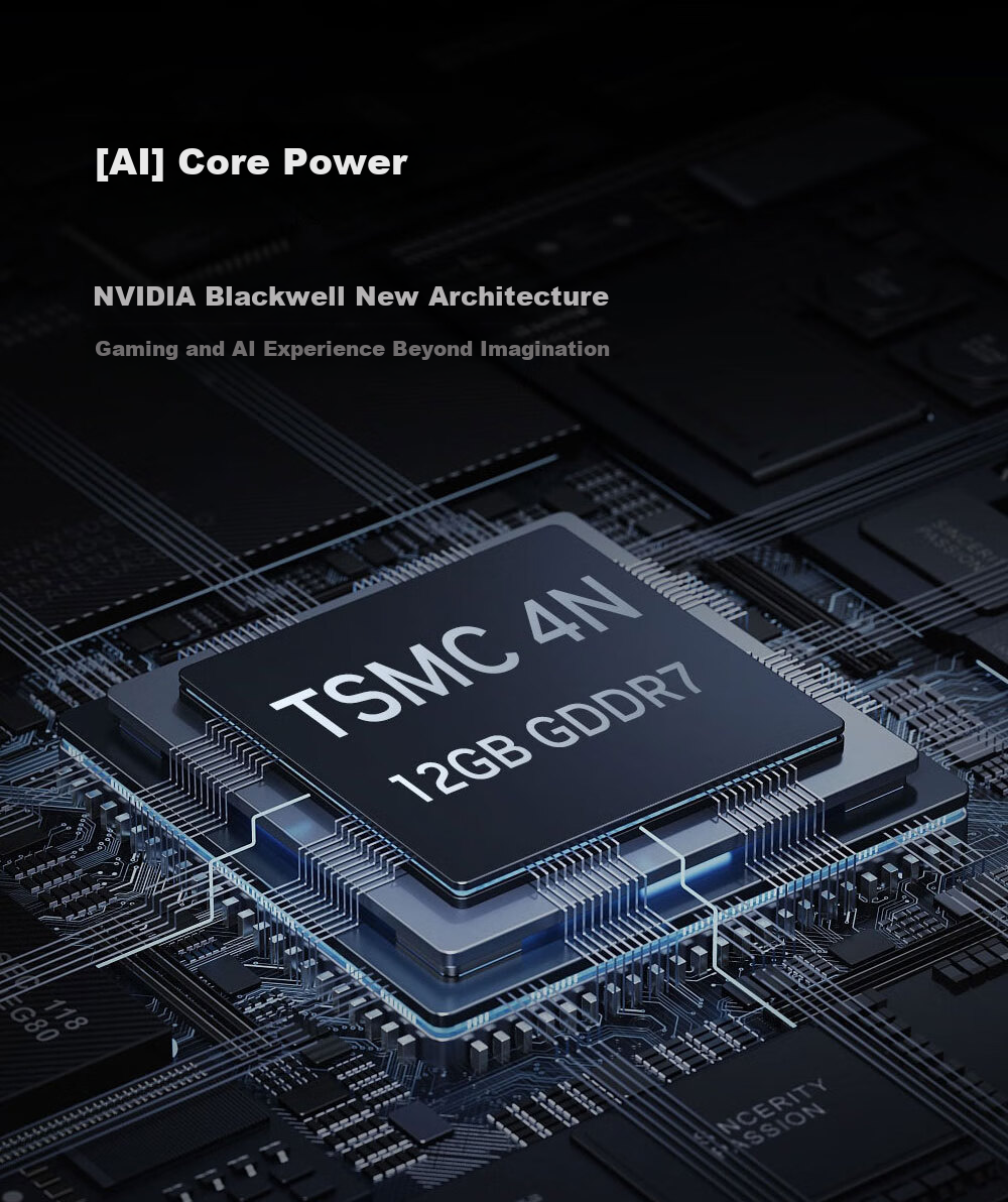 Yingchi GeForce RTX 5070 Magic Blade OC, 12GB GDDR7, DLSS Gaming Design, OpenClaw, Local Deployment, NVIDIA Graphics Card 9